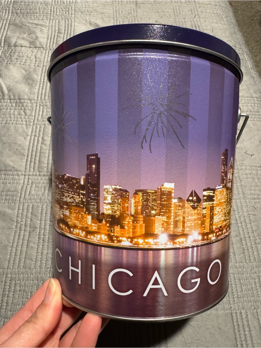 Garrett Popcorn Chicago Skyline Decorative Tin